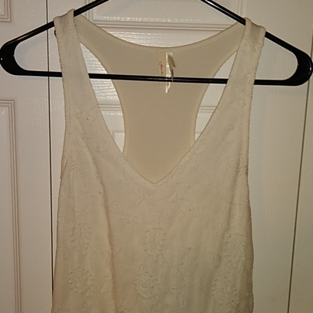 Off white-cream lace top